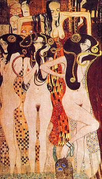 Gustav Klimt : Beethoven Frieze